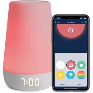 Baby Sound Machine, Night Light, White Noise Soother, Toddler Sleep Trainer